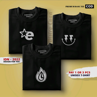 BUY 1 OR 3 PCS ( Bahan Tebel ) Distro Cuan ! Kaos Pria Distro Dewasa 100% Catton Combed -T-Shirt Cow