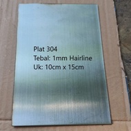304 stainless steel plate 1mm thick HAIRLINE, SUS 304 | 0.1cm | Can be customized in various sizes |