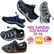 MIX SANDALS SIZE 39-46  7104 7309 7302 0242 669 BLACK BROWN NAVY OLIVE MEN SANDAL SG SELLER LEMONFIE