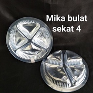 Round Mica 4 compartments MKP 18 B4L. mica delivery mica wakul