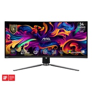 MONITOR (MONITOR) MSI MAG 341CQP QD-OLED-34" 2K 175Hz CURVED KVM USB-C Adapter SYNC