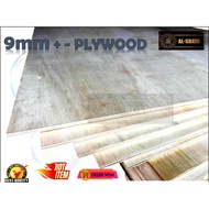 9mm + - Plywood/ papan diy /boltless shevle/Plywood Thickness 9mm + -