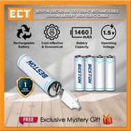 Beston 2AC-60 AA / 3AC-18 AAA / DLC-40 D Size 1.5V USB-C Rechargeable Lithium Battery With USB-C Cab