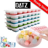[Datz] Ice Cube Tray Cover Lid Baby Food Grade Maker Jelly Mold Container 冰块膜具 Bekas Pembuat Ais Bat