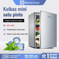 Elementmax Kulkas mini 50L untuk digunakan di rumah di asrama kecil persewaan Freezer dan pendingin 