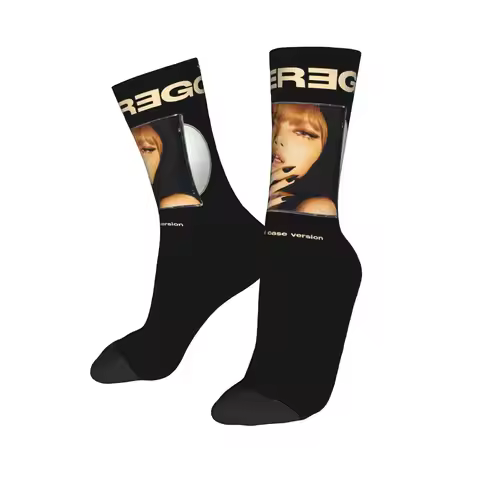 Unisex LISA Alter Ego 2025 New Album Accessories Kpop Socks Cozy Socks Super Soft For Casual Wear
