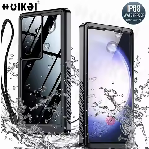 Waterproof Case For Samsung S25 Ultra S24 Ultra S24 FE S22 A15 A56 A55 A14 A16 IP68 Full Protection 