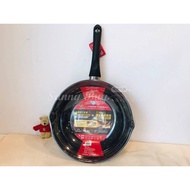 [Sunny Buy] BUFFALO Niutou Brand Calf Rough Stone Non-Stick Flat Round Wok 28cm/4.0L Double Chamfer