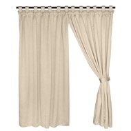 Eurotex Dim Out Curtain Block 90% Sunlight 3 Ways Hanging Options (1 Piece) 2207