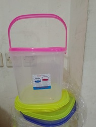 Toples Kerupuk Hoya 570L/Toples Plastik Gagang/Toples Plastik Hoya/Toples Plastik Serbaguna