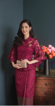 GBK เสื้อลูกไม้ใยบวบผสมเลื่อมเกรดพรีเมี่ยม ชุดออกงาน มี3สี รหัส 1011