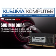 Venomrx Ram Sodimm 8GB Single 3200 3200mhz DDR4 Laptop Ram