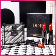 3 Lipstick In 1 Chain Bag Set Lip Matte Lipstick Waterproof Tahan Lama Lipmatte Liptint Waterproof L