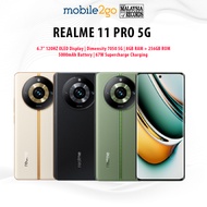 Realme 11 Pro 5G | Realme 11 Pro+ 5G (256GB + 8GB | 512GB + 12GB) 1 Year Realme Malaysia Warranty
