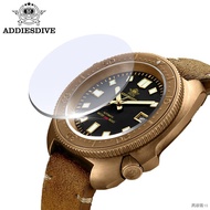 ❒▨Addies Dive 2104 Men Watch CUSN8 Bronze Case Sapphire Crystal C3 Super Luminous Watch 200m Diving NH35 Automatic Watch