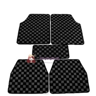 Proton Perodua Honda Toyota wira alza exora Checkmate Dadu Karpet Dice Carpet Universal Floor Mat BL