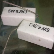 Resistor 5W 5 Watt 6k8 6.8k Ohm rajvr02