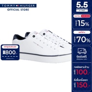 Tommy Hilfiger รองเท้าผ้าใบผู้ชาย รุ่น FM0FM04731 YBS - สีขาว