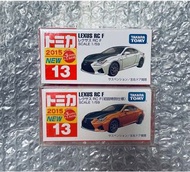 Tomica Tomy Tomytec Limited Vintage 多美卡 #13 Lexus RC F 凌志 (初回 特別仕樣) 一對