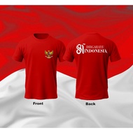 August 17th Indonesian Independence Day 81 T-shirt August 2026 Men's T-shirt Wanita 26 4