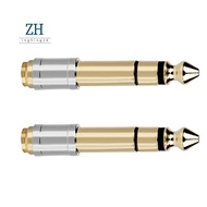 6.35mm to 3.5mm Converters 1/4 Inch Male 1/8 Inch Female 6.35 to 3.5 Jack Headphone Audio Adapter Co
