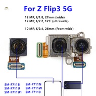 Front Rear Main Facing Camera For Samsung Galaxy Z Flip3 5G SM-F711B F711N F711U Big Single Back Vie