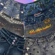 (UPDATE 4/14 BIG SIZE) SUPER SHORT 2HAND Y2K JEANS SHORTS
