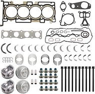 G4KJ 2.4 Engine Head Gasket Set Piston and Ring kit fits fosr 2011-2018 Hyundai Kia Tucson Sportage 