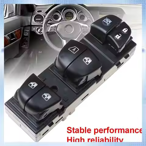 L36A-1 Piece Master Window Lift Switch Buttons 25401-3DF0B 25401-1KA0B With Light For Nissan Tiida Q
