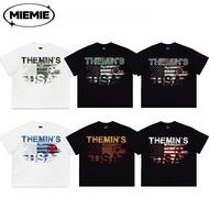 COD (Delivery in 24 hours)MIEMIE. Themin's FLAG TM01 T-Shirt Unisex Form Boxy Cotton T-Shirt 250gsm