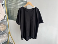 Áo Thun Cotton Tay Ngắn Mùa Hè Thoải Mái Cổ Tròn Rộng Rãi Thiết Kế Đơn Giản Thoáng Khí Có Túi Thương