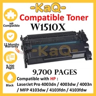Compatible 151X Toner with NEW CHIP W1510X for Laserjet Pro 4003dn 4003dw 4003n MFP 4103dw 4103fdn 4