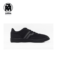 Piero Sepatu Sneakers Derby - Black/Gull Grey/Black