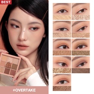 Earthy Eyeshadow Palette Multi Eye Color Palette 8.5g 9 Shades Eye Make up Cosmetic