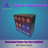 <CLEARANCE SALE> Square v1 Sim Racing Button Box / Flight Simulator / Racing Simulator / Train Simul