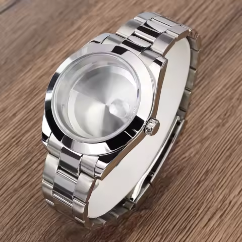 36mm 39mm Watch Case Sapphire For Air King DJ SK NH35 NH36 NH34 Miyota8215 Movement 29mm Dial Polish