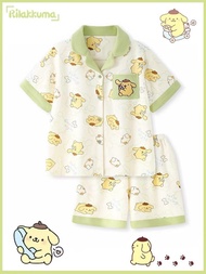 布丁狗 睡衣套裝 睡褲 布甸狗 pompompurin 睡衣 居家服 日用品 公仔 裝飾 送禮 生日禮物