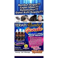 Terapi  Rambut # minyak rambut halal #hair tonic#pelebat rambut Gonde #rambut gugur dan kelemumur# m