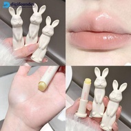 DIGIFOUNDER Moisturizing Lip Balm Cute Rabbit Hydrating Anti Cracking Lipstick Dead Skin Smoothens L