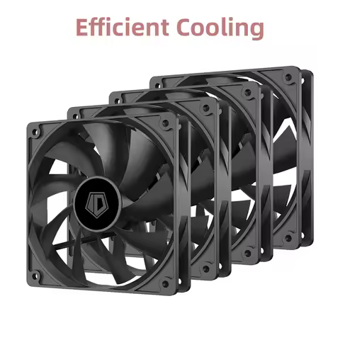 ID-COOLING XF-120-K Simplicity Efficiency PC Gamer Computer Case Fan 12V 4Pin PWM Adjust Speed Seria