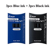 Pilot Refillable V5/V7 Hi Tecpoint Roller Ball Pen 0.5mm/0.7mm Point Tip Blue Black Red Liquid Ink C