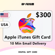 Apple 300 USD iTunes Gift Card US⚡USA iOS iTunes App Store Card Recharge⚡ Recharge Apple Card United