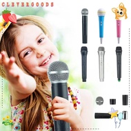 CLEVERHD Microphone Prop, Simulate Speech Karaoke Mics Toy, Stage Costume Prop Practice Microphone P