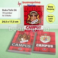 SA CAMPUS LONG Notebook 70 Sheets 1 Pack contains 5 Boxy Campus Notebook School B5