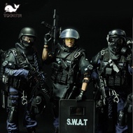 Tooyful 1:6 สะสมโมเดิร์น SWAT ทหารรูปการกระทำ plicemen ร่างกายด้วย accesso