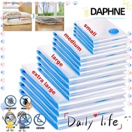 DAPHNE 1PC Vacuum Sealer Packing Bag, Space Saving Clothes Storage Compressed Bags, Large Capacity Transparent Travel  Vacuum Storage Bags