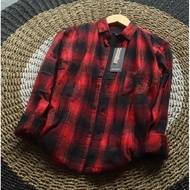 KEMEJA 11.11 Long Sleeve Flannel Shirt Men's Flannel Shirt Flannel Shirt Unisex Flannel Shirt Women'