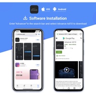 XTOOL AD10 OBD2 Diagnostic Scanner Bluetooth ELM327 Engineer Code Read Work With iOSAndroid And HUD
