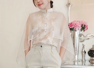 MODERN FILIPINIANA BUTTERFLY TOP BARONG FOR WOMEN