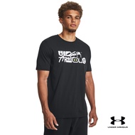 Under Armour Mens UA Mixed Wordmark Short Sleeve